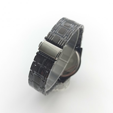 Men’s watch with stainless steel strap and calendar rhinestone scale watch for men PT-015