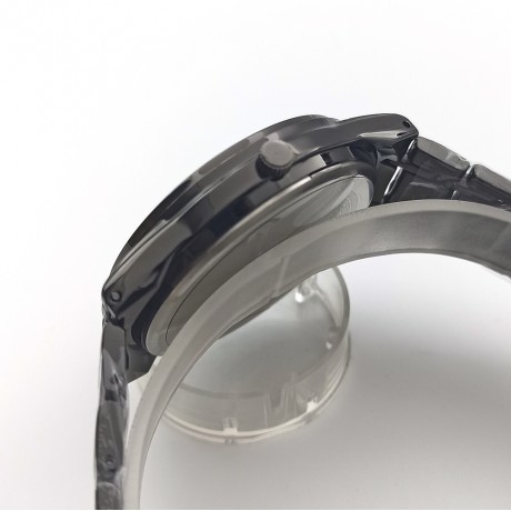Men’s watch with stainless steel strap and calendar rhinestone scale watch for men PT-015