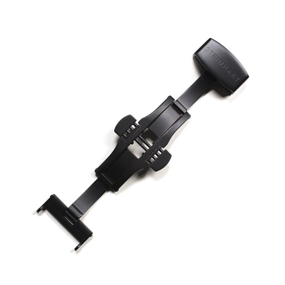 Deployment Clasp Black DLC 18 mm