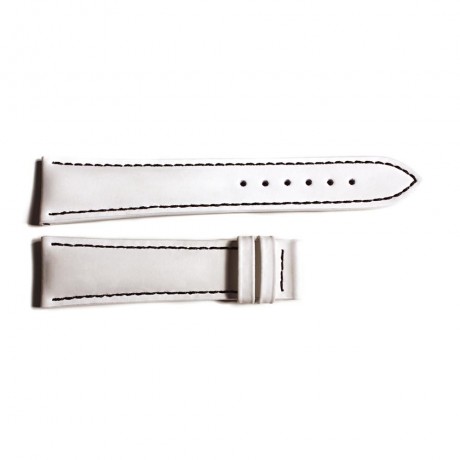Special strap white with white stitching, size M