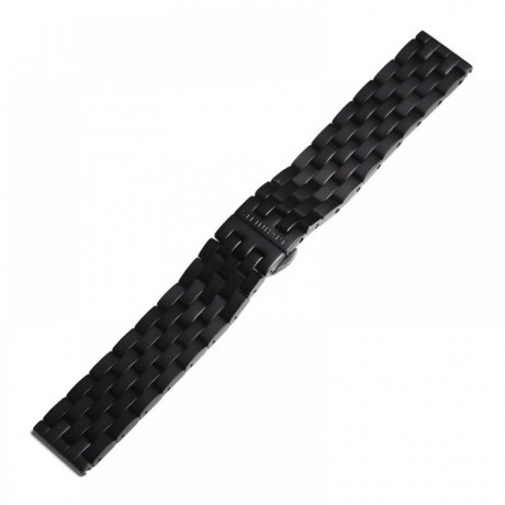 Stainless steel bracelet black DLC for Nav B 44 Chrono Black DLC