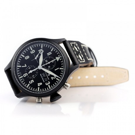 Nav B Chrono 47 mm, schwarz