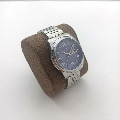 Fashionable Steel Band Men’s Watch Dual Calendar Waterproof Quartz Men’s and Women’s Couple Watch TT-263420
