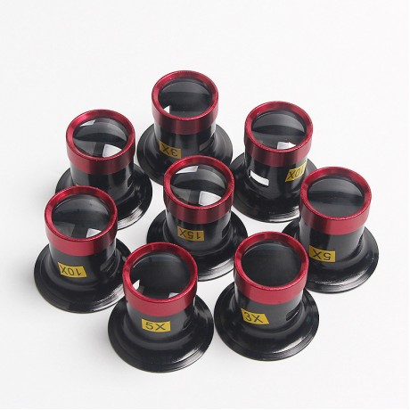 Watch repair tool metal magnifying glass 10x watch diamond jade appraisal magnifying loupe eye mask 5x magnifying glass TT-304