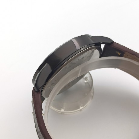 New Wave Pattern Simple Casual Leather Belt Men’s Watch PT-039