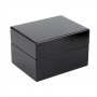Watch box black glossy piano lacquer watch box wooden watch jewelry packaging box storage box gift box